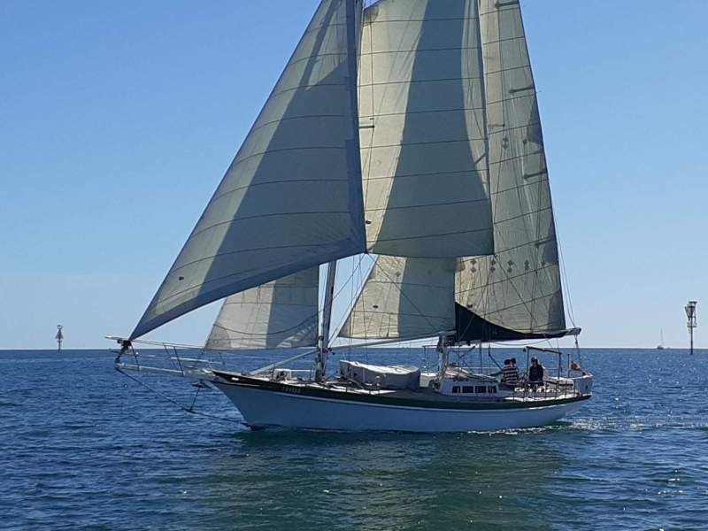 Philip Rhodes Staysail schooner