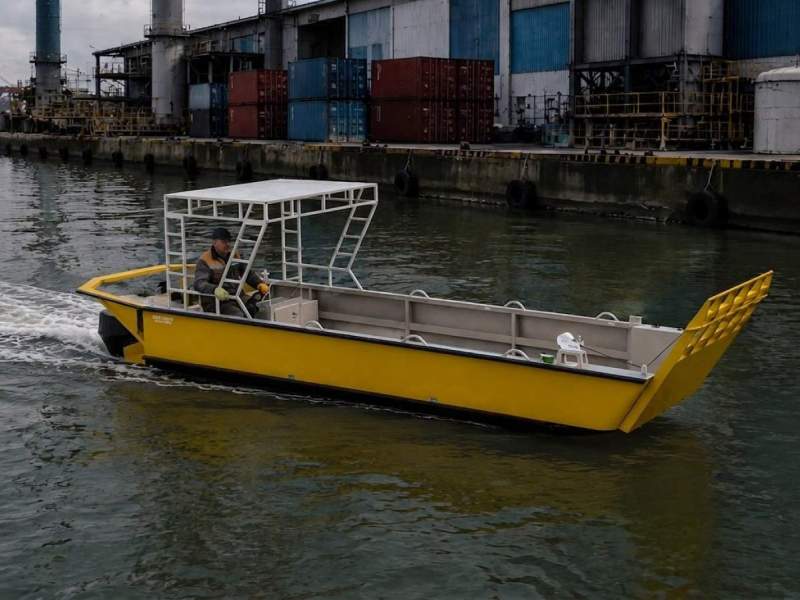 Stalwart Marine WBCR7400 Catamaran Work Boat With Ramp