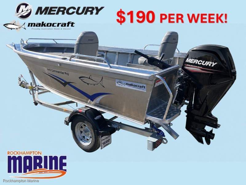 Makocraft 445 Commander Pro + OPTIONS BOAT PACKAGE FROM ROCKHAMPTON MARINE!!!