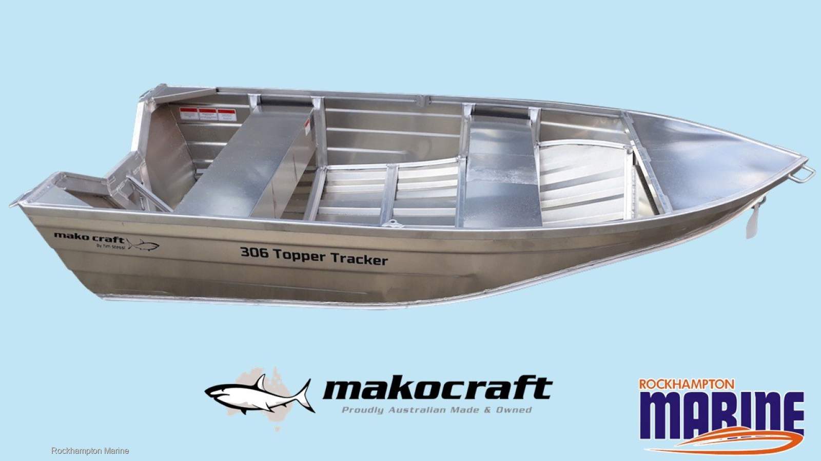 Makocraft 306 Topper Tracker Boat Perfect For Car Topping!!!