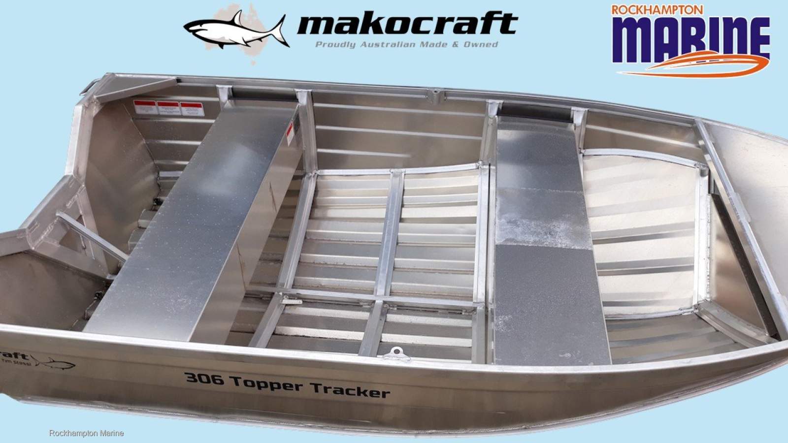 Makocraft 306 Topper Tracker Boat Perfect For Car Topping!!!
