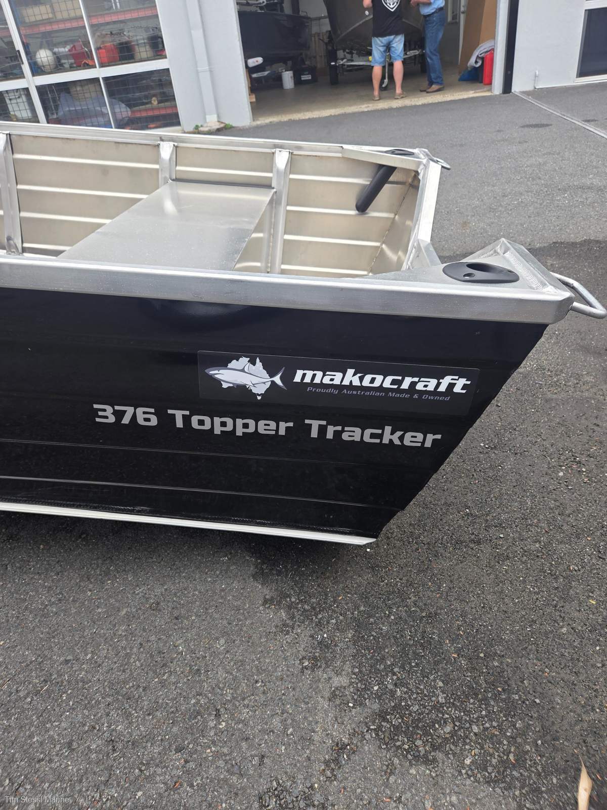 New Makocraft 376 Topper Tracker EX-DEMO. BLACKED OUT. READY TO FISH