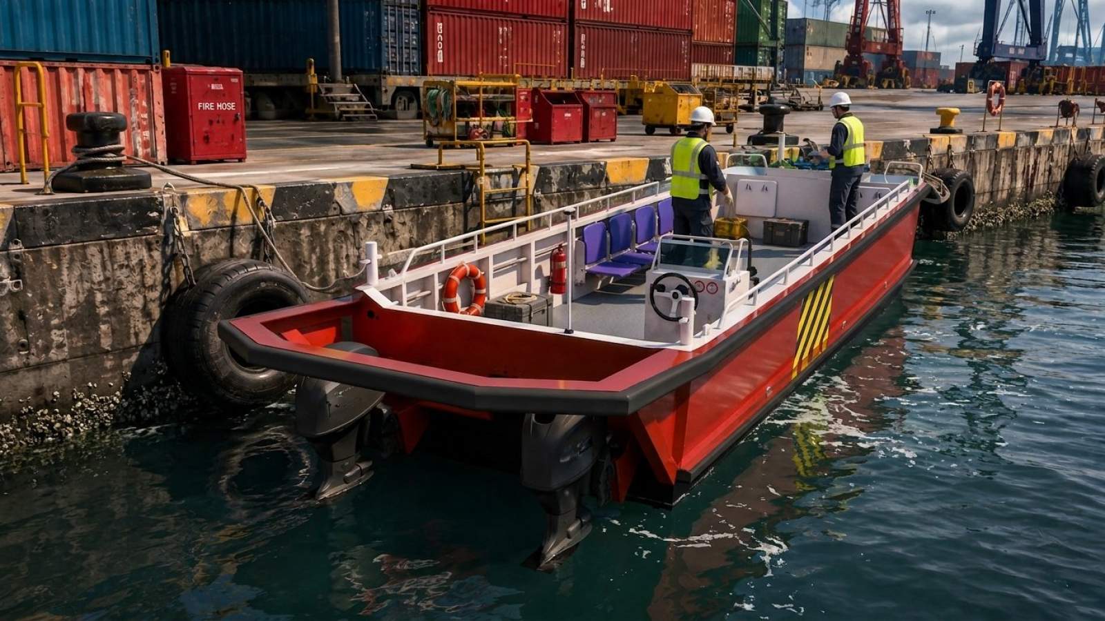 Stalwart Marine WB8000-P - 8.00 Meter Work Boat with Pile Cutout