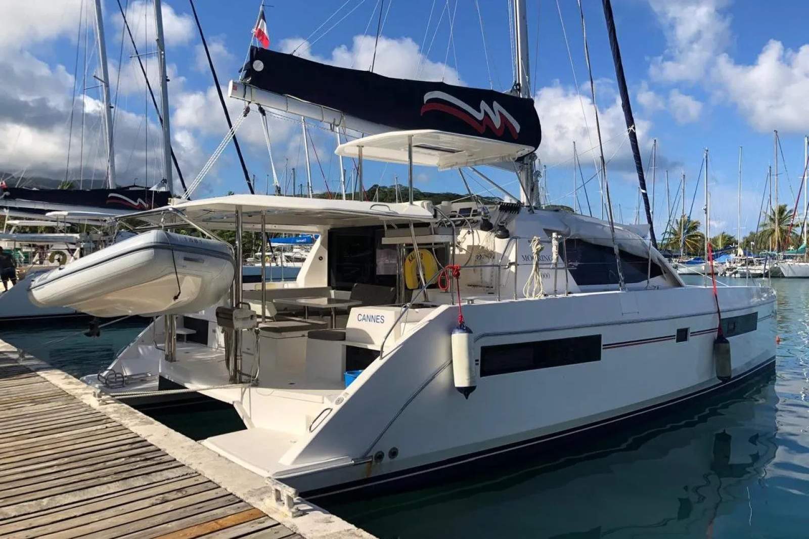 Leopard Catamarans 40 Owners version in Raiatea
