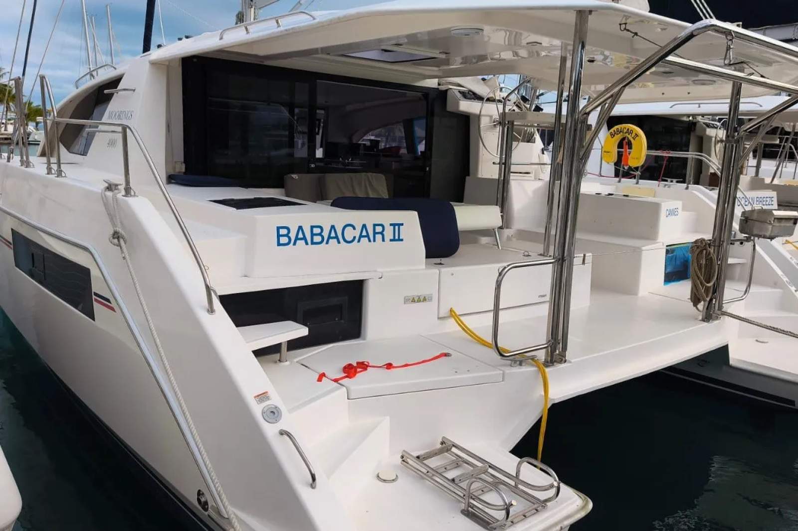 Leopard Catamarans 40 Owners version in Raiatea
