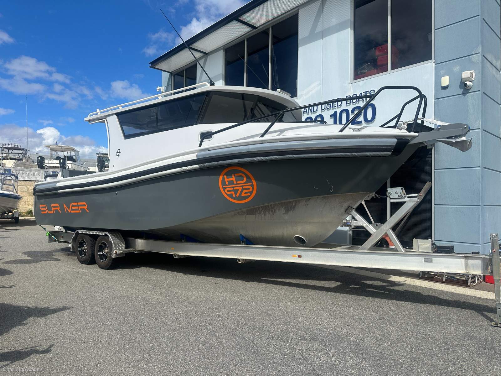 Oceanic Fabrication 9.5 Hard Top - An absolute monster of a boat 3mt wide