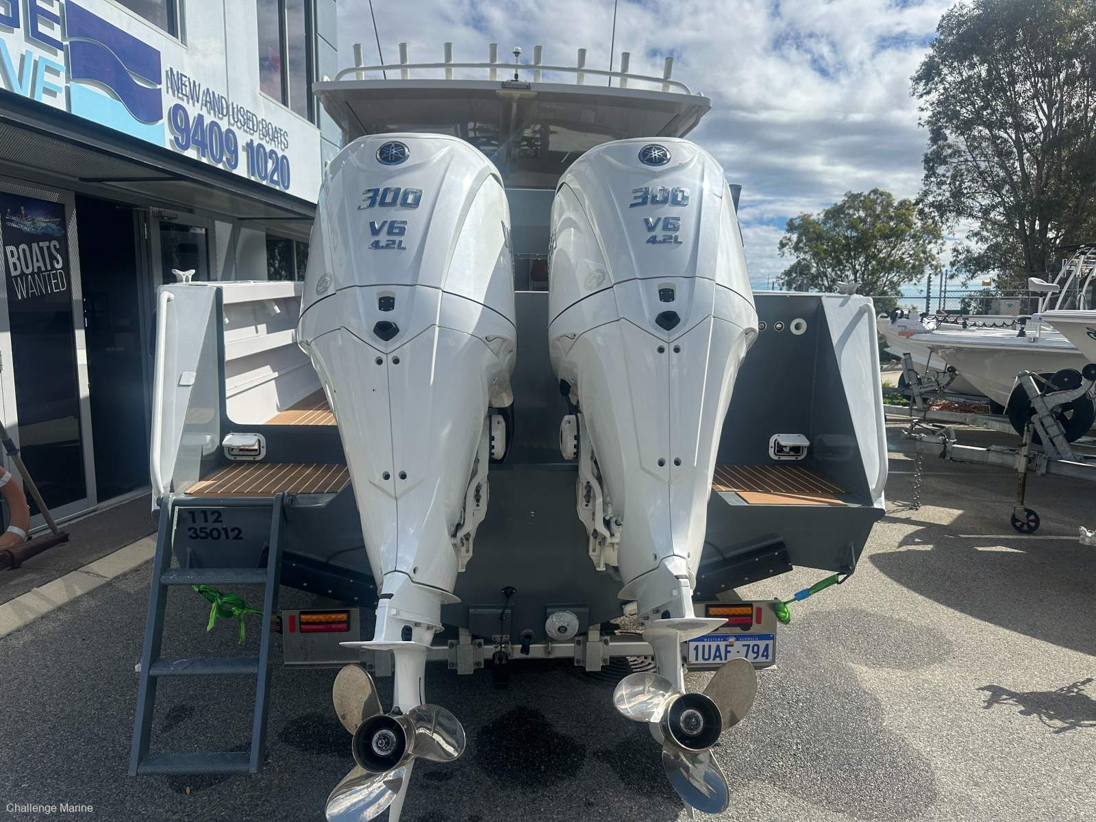 Oceanic Fabrication 9.5 Hard Top - An absolute monster of a boat 3mt wide