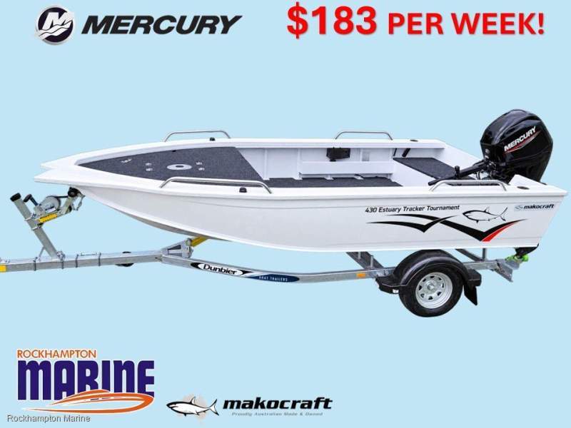 Makocraft 430 Estuary Tracker Tournament BOAT PACKAGE FROM ROCKHAMPTON MARINE!!!