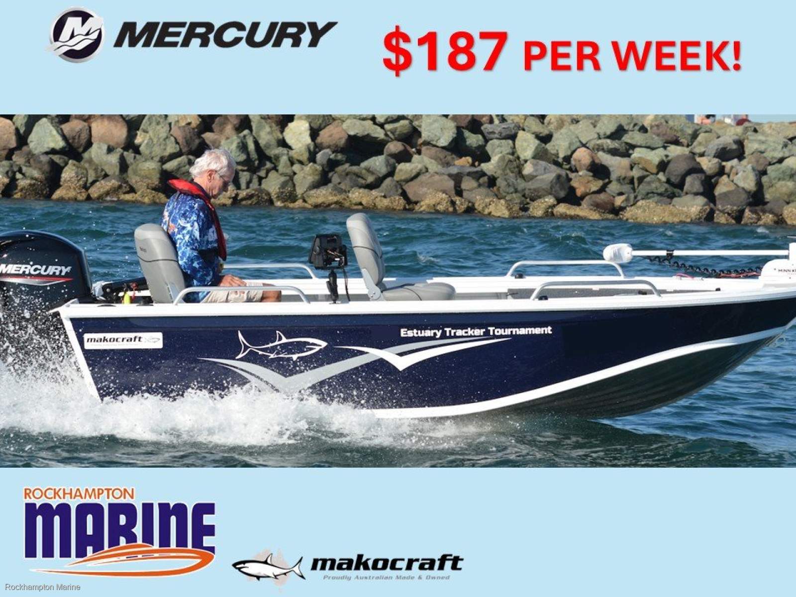 Makocraft 440 Estuary Tracker Tournament BOAT PACKAGE FROM ROCKHAMPTON MARINE!!