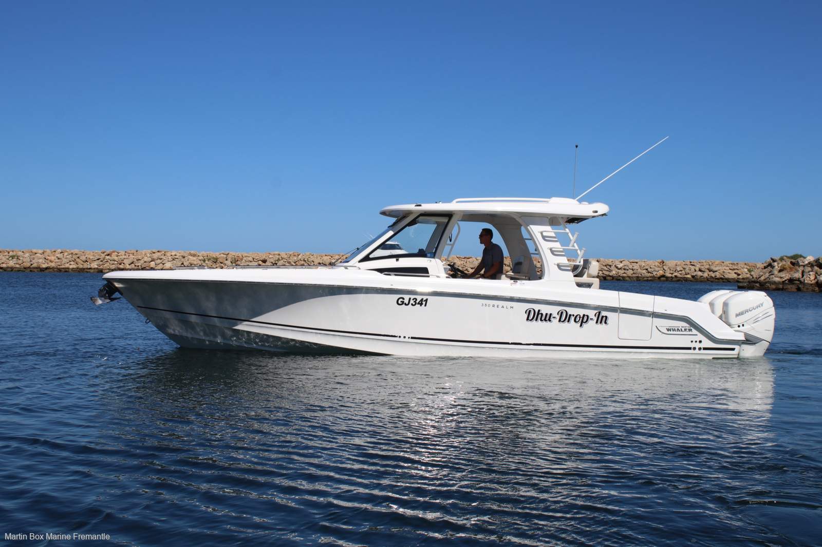 Boston Whaler 350 Realm With Joy Stick Control and Position Lock