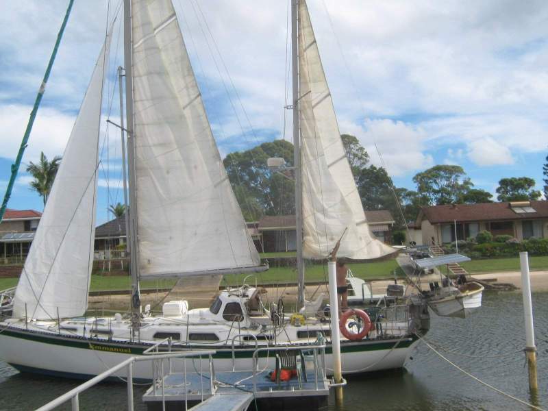 Bruce Roberts Mauritius 43 foot Cutter Ketch