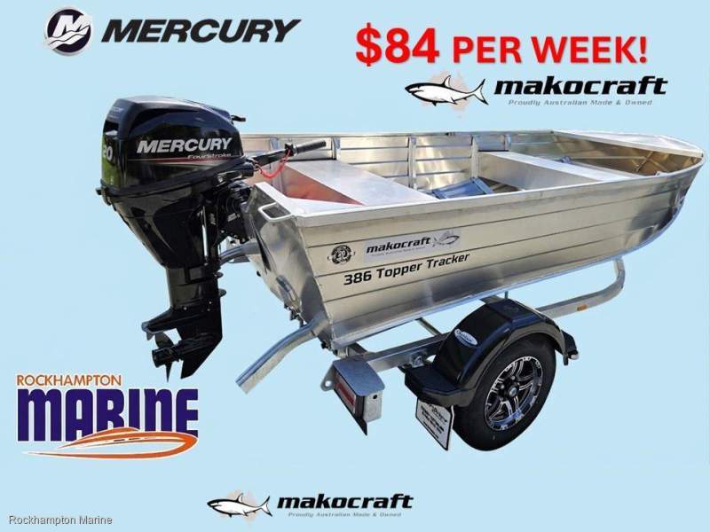 Makocraft 386 Topper Tracker BOAT PACKAGE FROM ROCKHAMPTON MARINE!!!