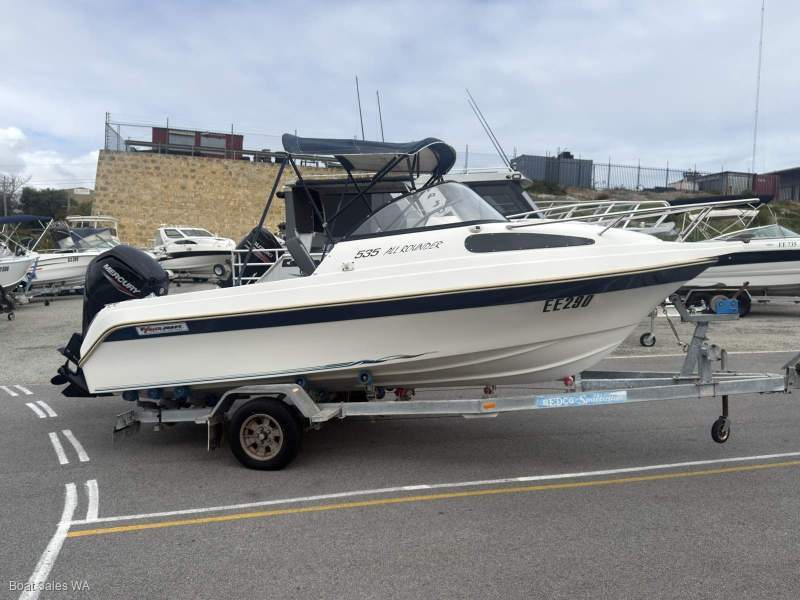 Yalta Craft 535 All Rounder 2024 model 115hp 4Str Mercury Motor