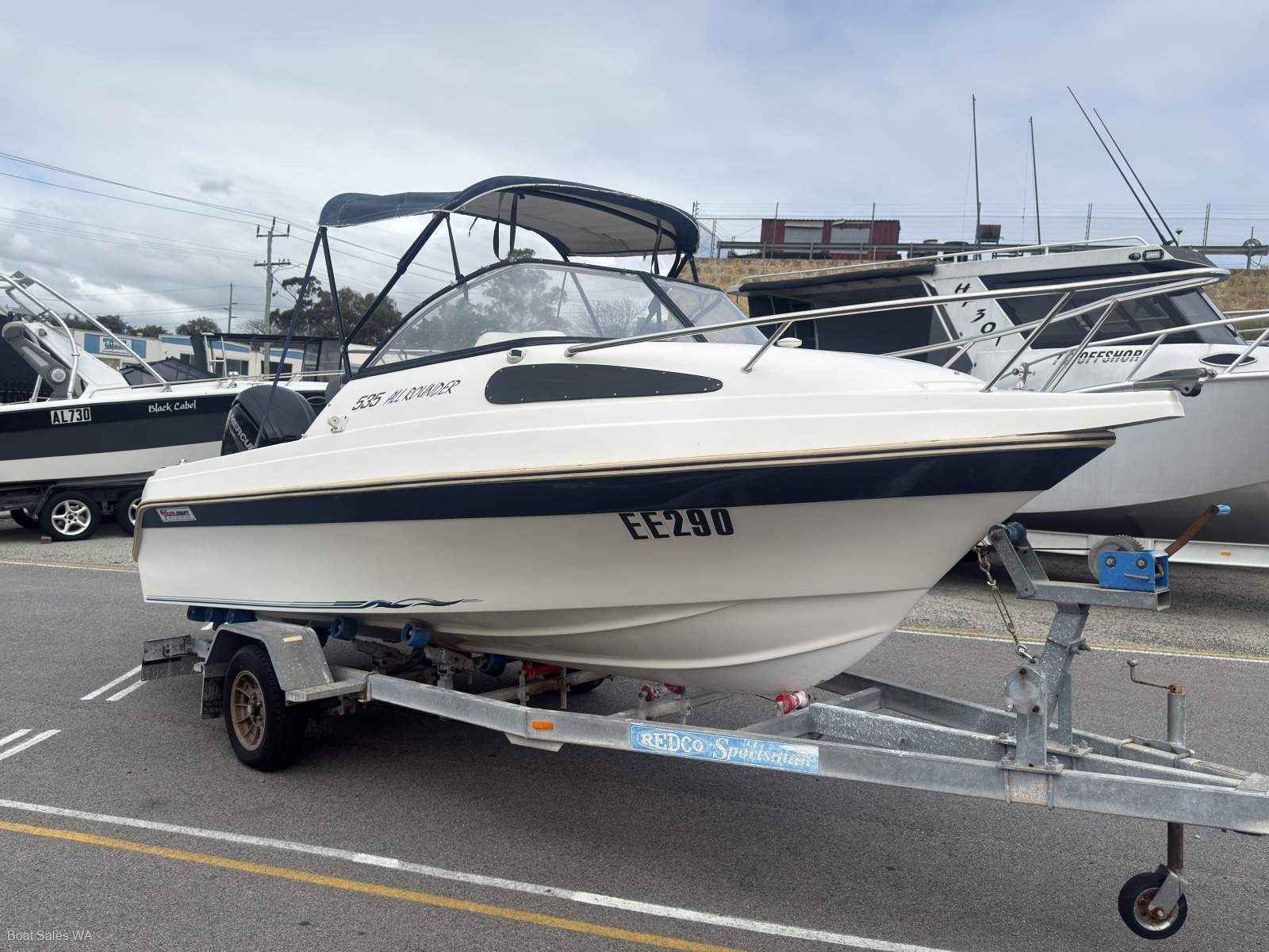 Yalta Craft 535 All Rounder 2024 model 115hp 4Str Mercury Motor