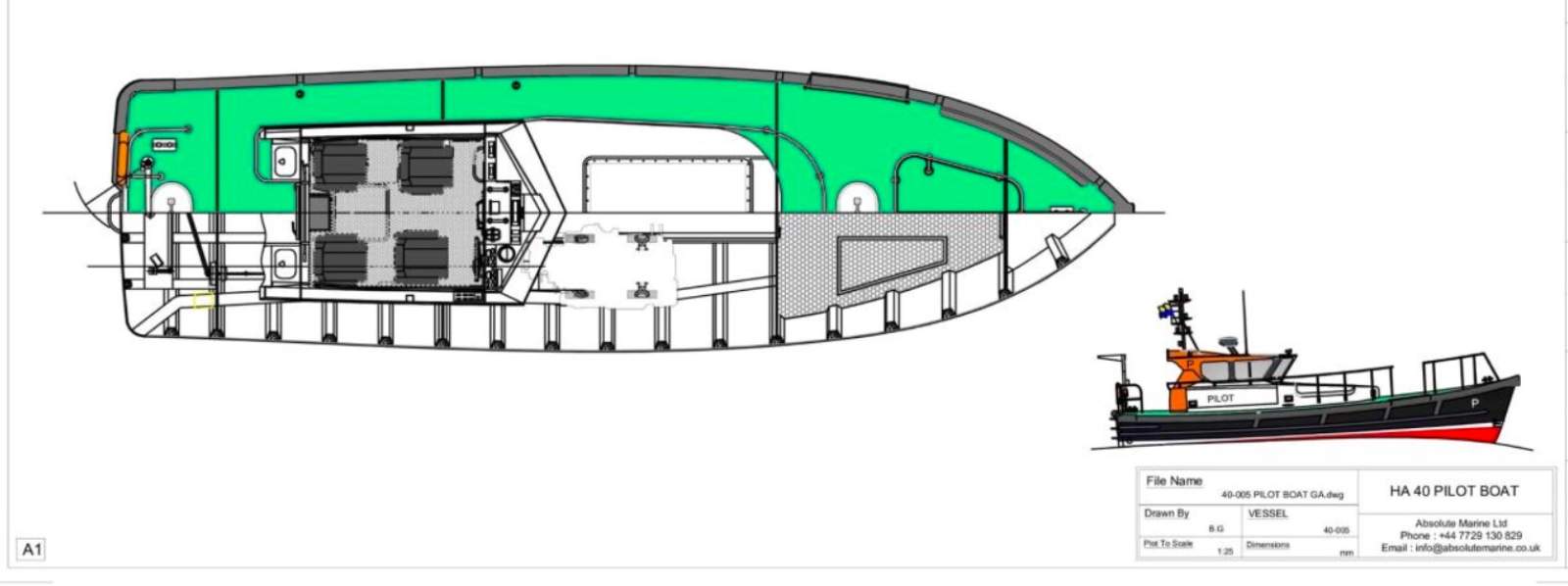 12.36m Pilot Boat