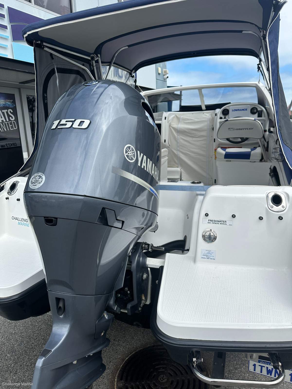 Whittley 2080 OB - Ally trailer with electric drum anchor winch