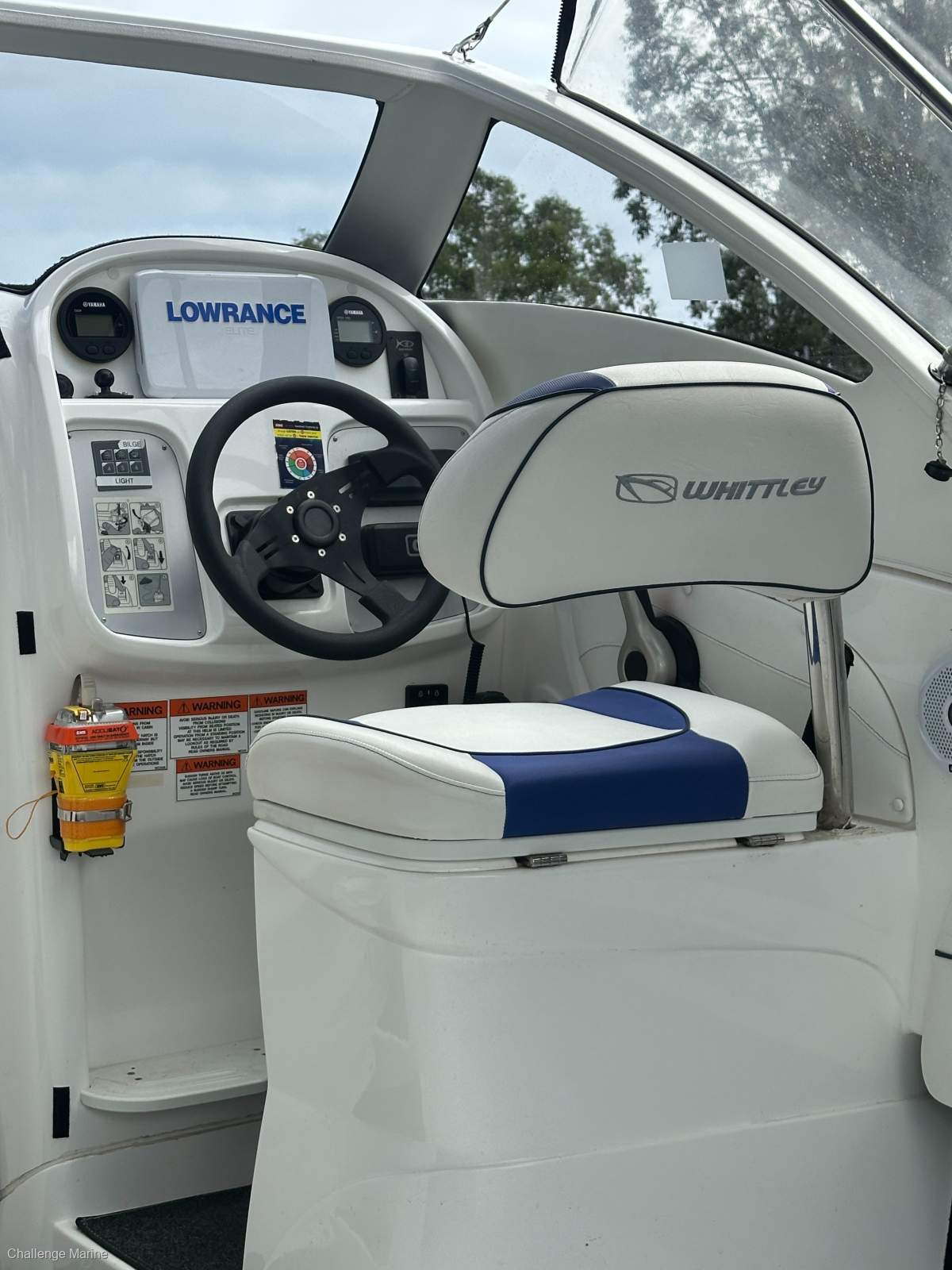 Whittley 2080 OB - Ally trailer with electric drum anchor winch