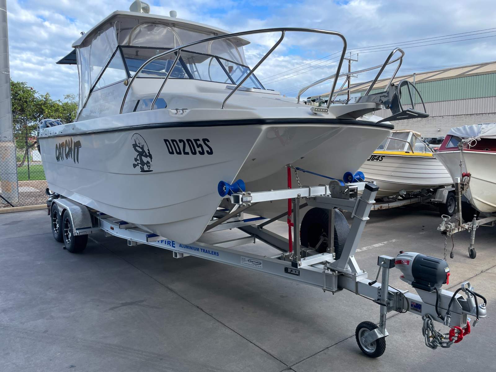 KEVLAR CAT 2400 SPITFIRE Aluminium Boat Trailer