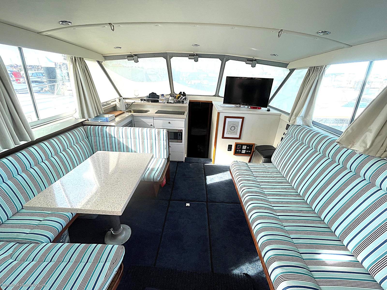 Caribbean 35 Flybridge Cruiser Mk II Bertram Repowered