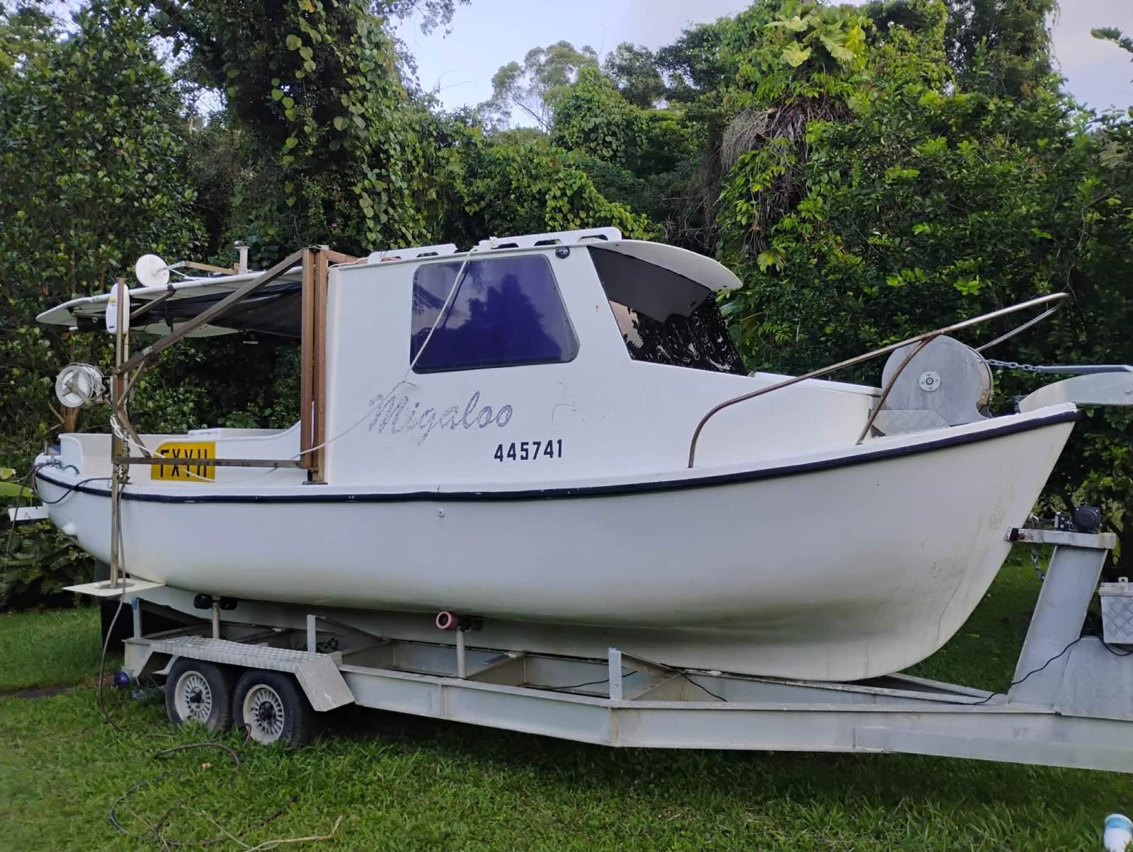 Bruce Harris Spanish Mackerel boat