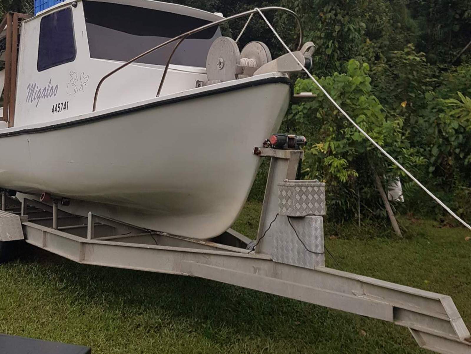 Bruce Harris Spanish Mackerel boat