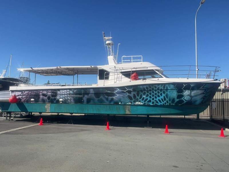51.5 Feet Fiberglass Catamaran - In Survey