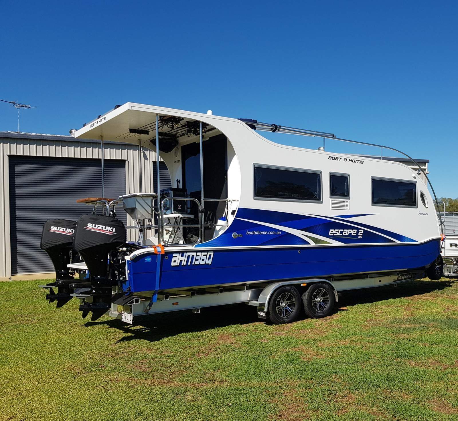 Boat-A-Home Escape II 790 Trailerable Luxury and Adventure in One
