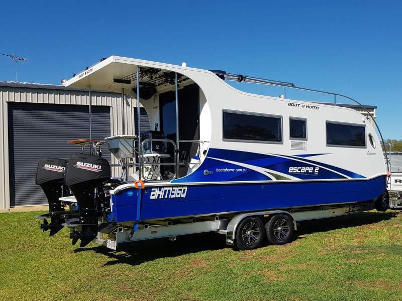 Boat-A-Home Escape II 790 Trailerable Luxury and Adventure in One