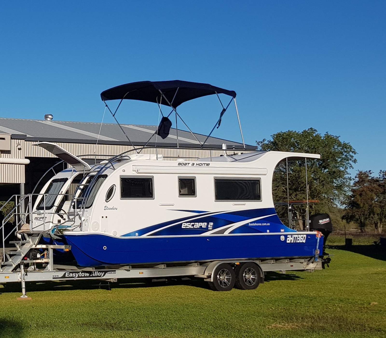 Boat-A-Home Escape II 790 Trailerable Luxury and Adventure in One