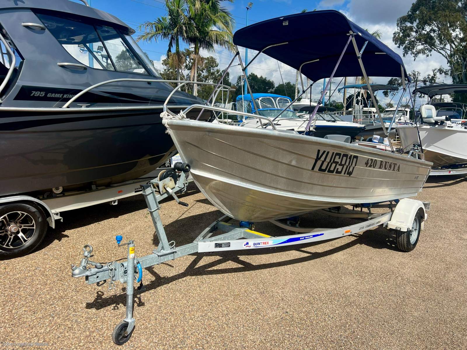 Quintrex 420 Busta with Blade Hull