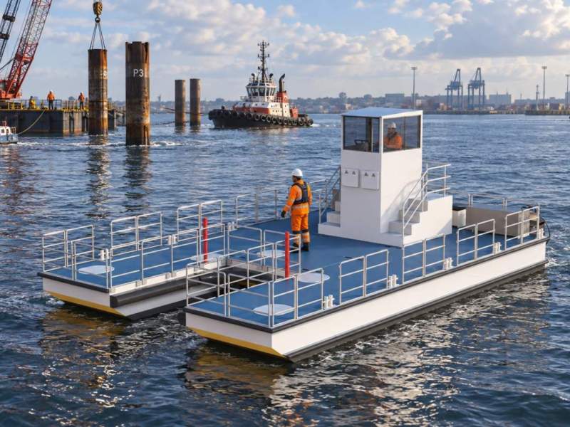 Stalwart Marine Barge SPB12 Pile Barge