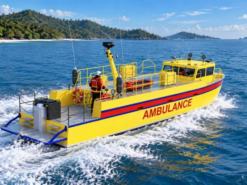 Stalwart Marine Ambulance Rescue Stalwart Marine Ambulance Rescue Boat 15000 Mono