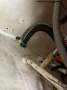 Van De Stadt Spirit 28:Very rear of boat, exhaust pipe, rudder