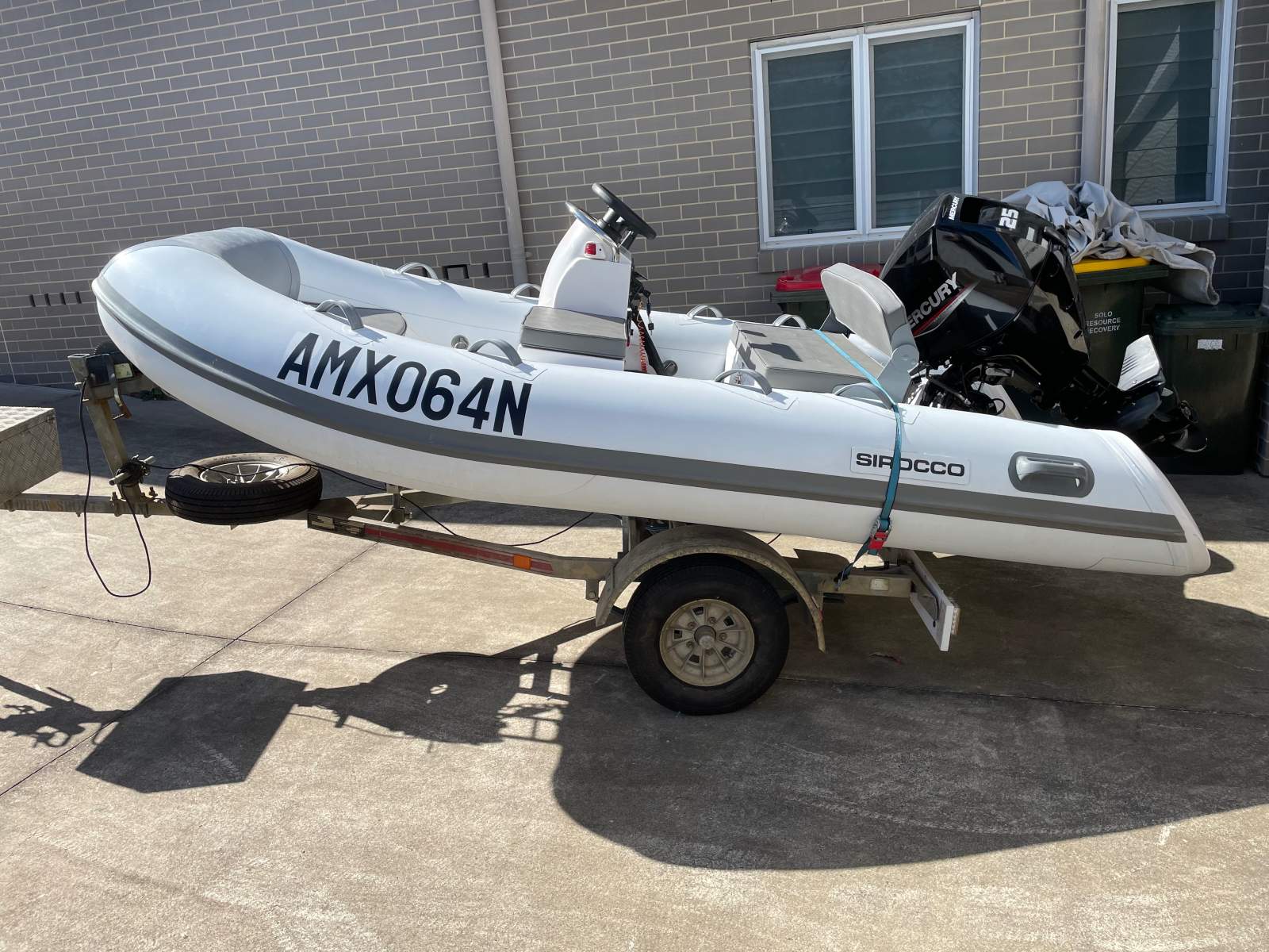 Sirocco A330L RIB-Alloy with or without trailer negotiable