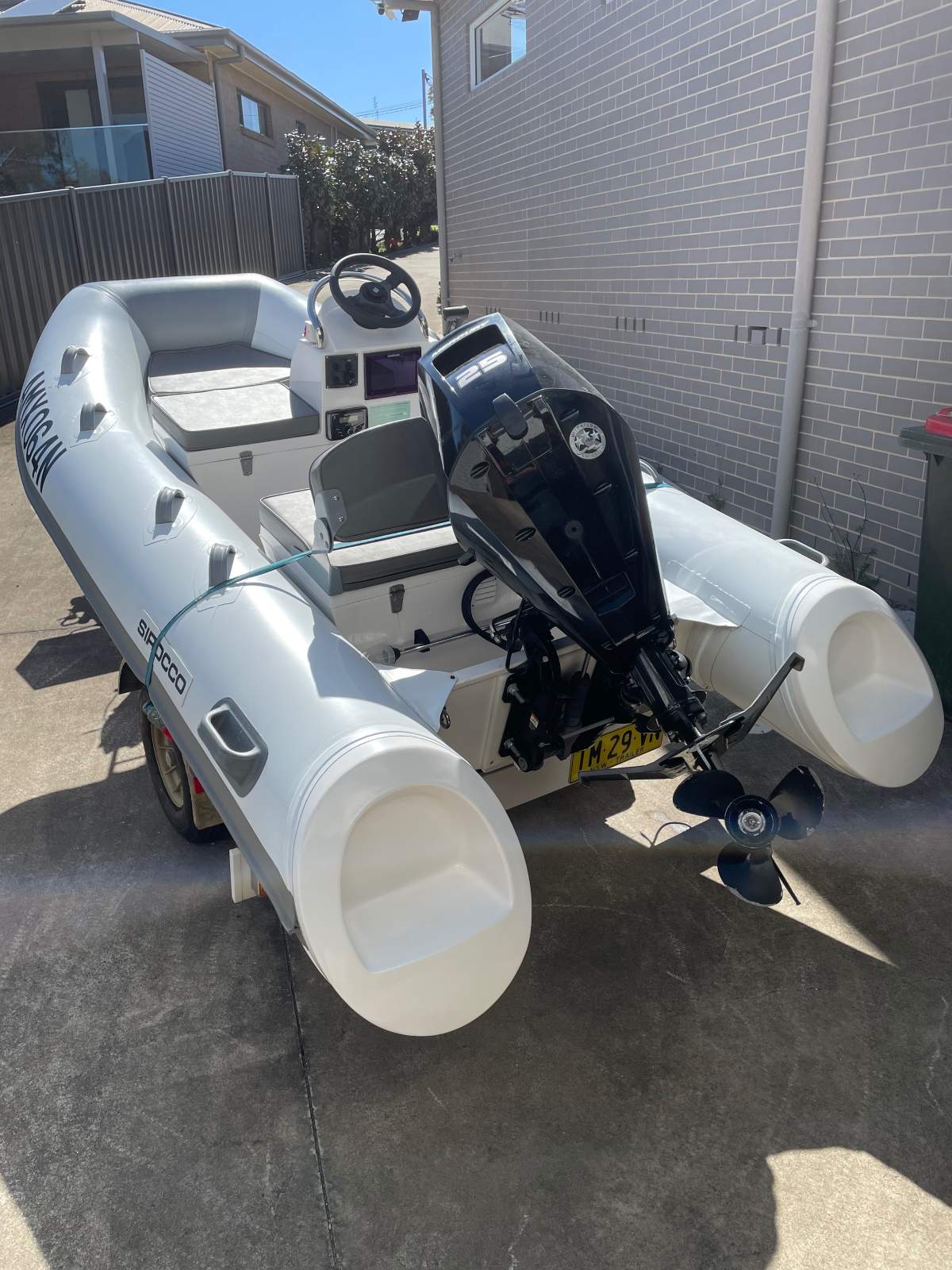 Sirocco A330L RIB-Alloy with or without trailer negotiable