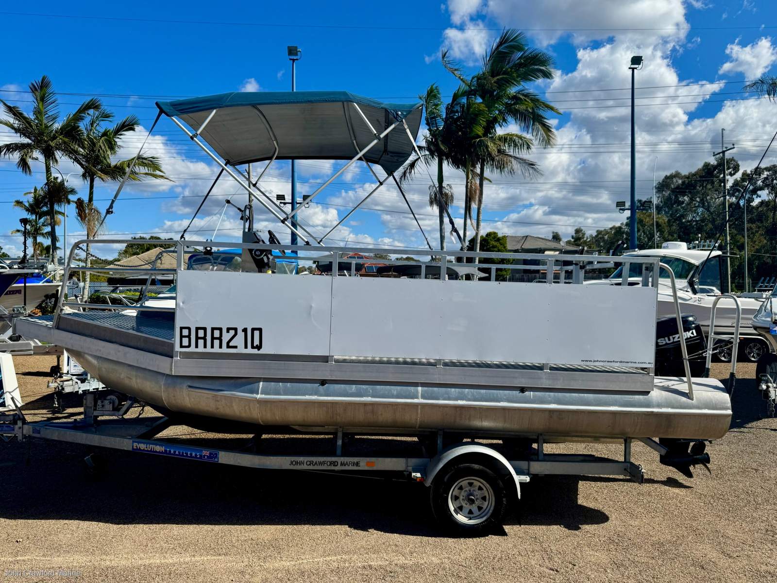 Ocean Craft 6000 Side Console Plate Alloy