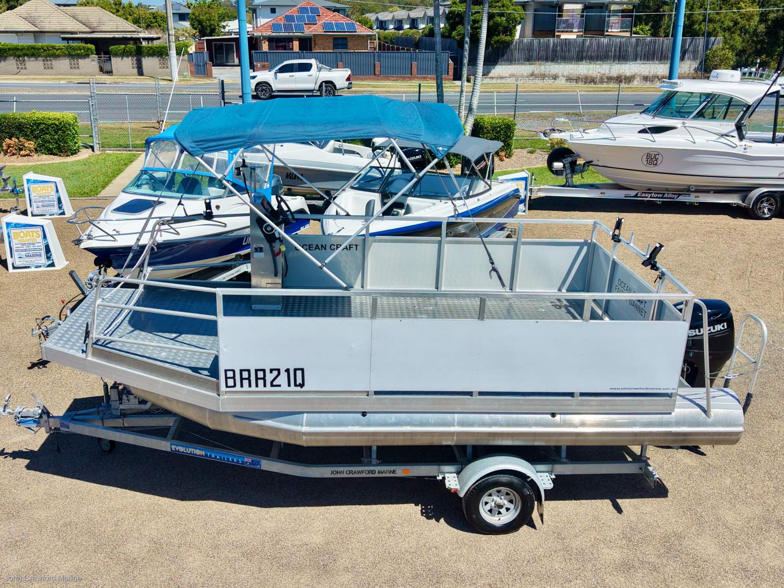 Ocean Craft 6000 Side Console Plate Alloy