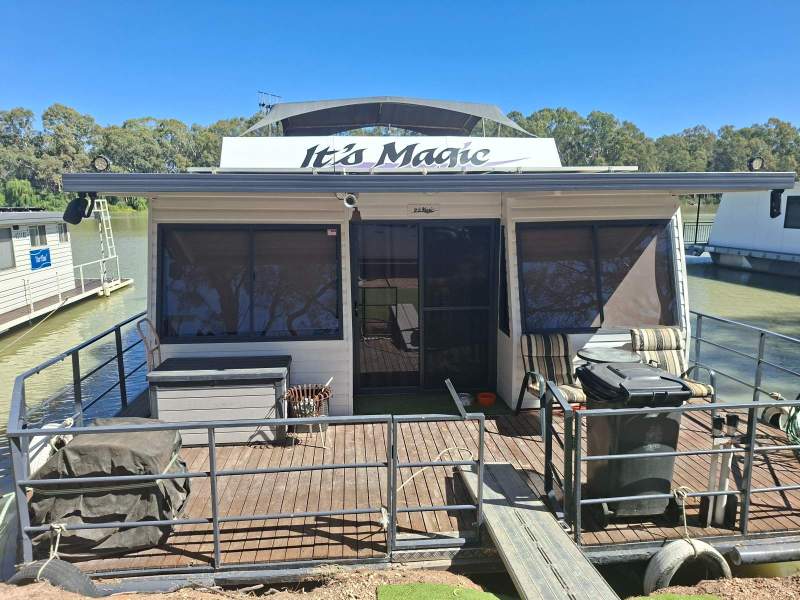 Custom built houseboat
