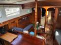Formosa CT 41 Ketch:Companionway looking forward