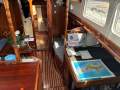 Formosa CT 41 Ketch:Companionway looking fwd