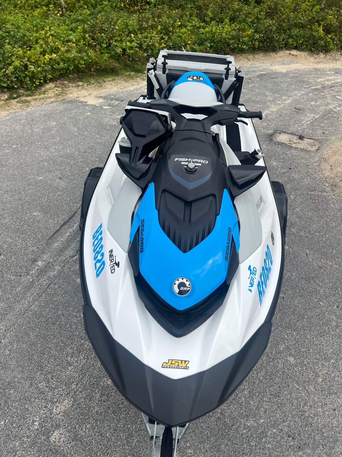 Sea-Doo Fish Pro Scout 130 On trailer