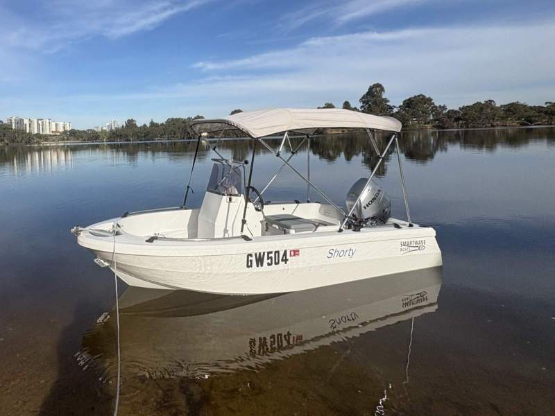 Smartwave Sw 4200 Centre Console Bimini, ladder, trailer lock, boat cover.