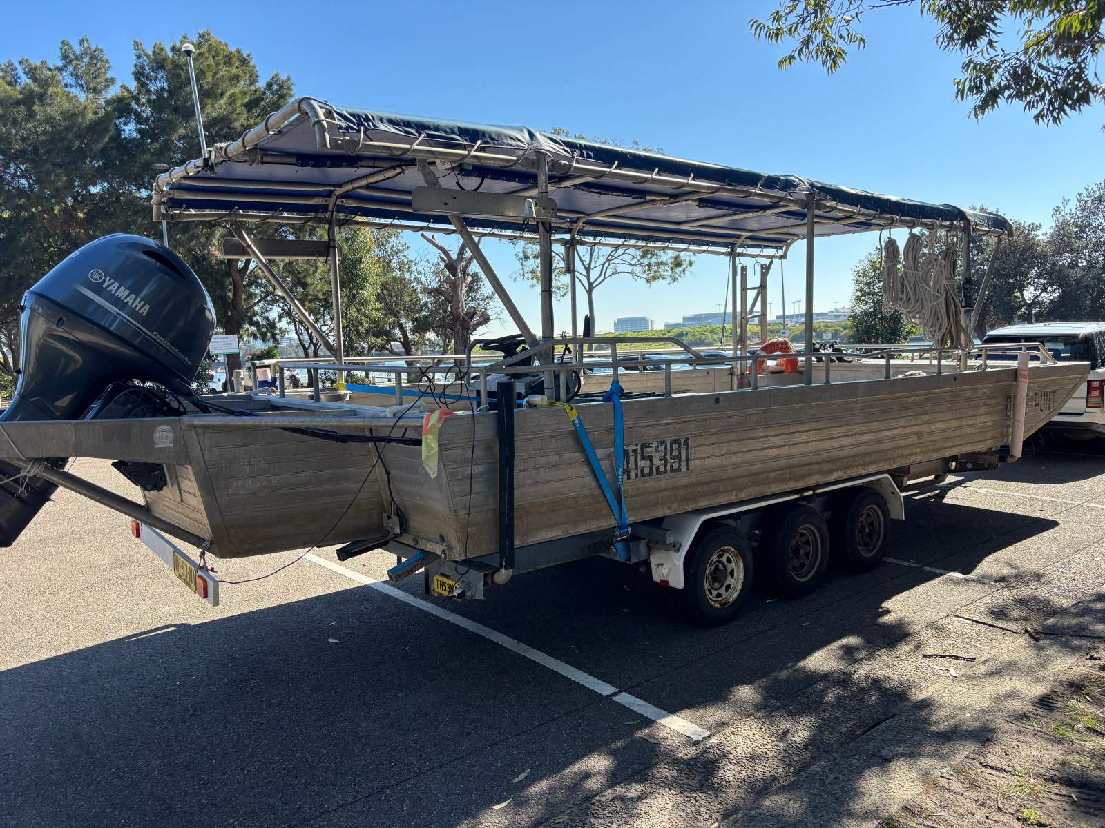 In survey 10m Aluminium Work / Dive Boat