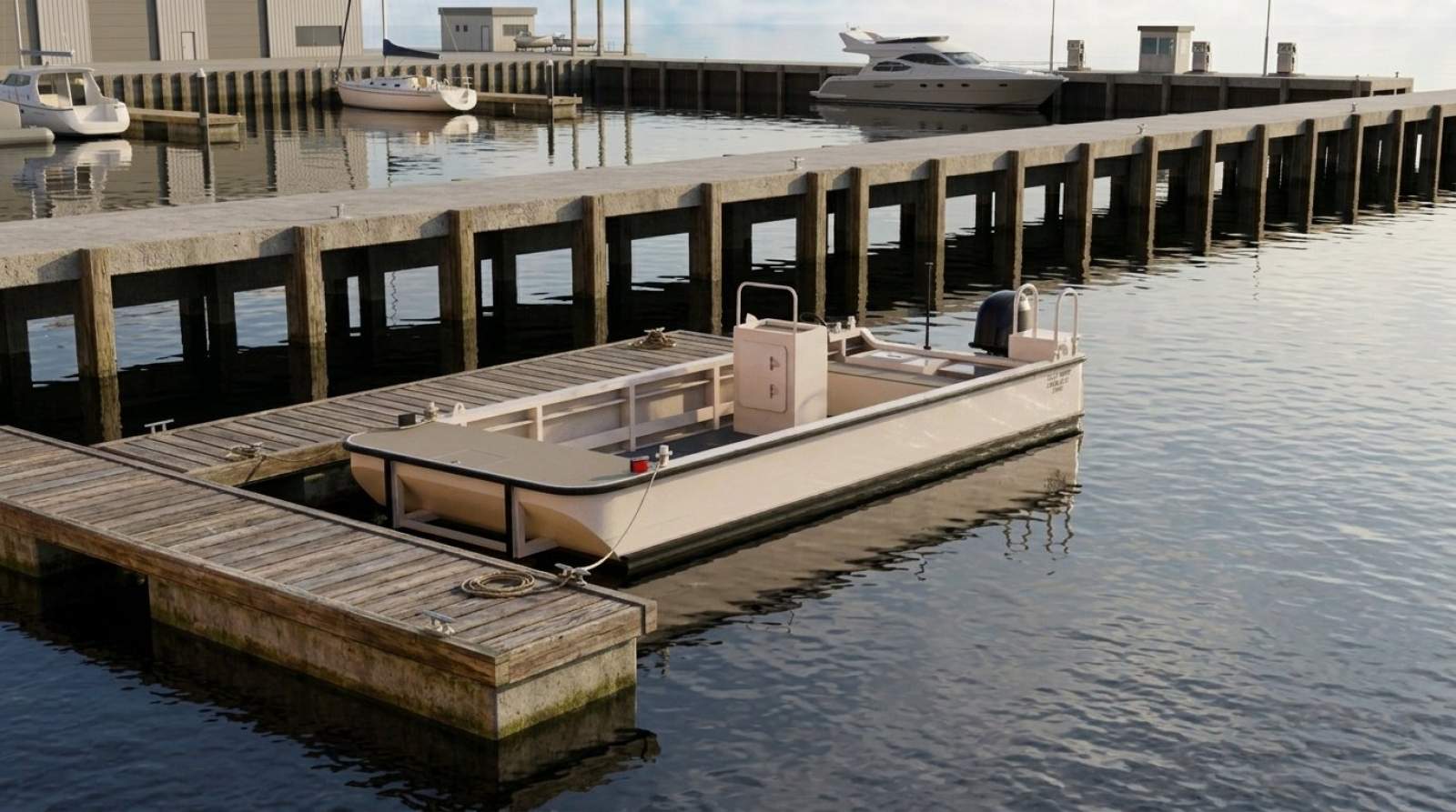 Stalwart Marine WB5900 Aluminium Work Boat Punt with 60hp OBM - SPECIAL