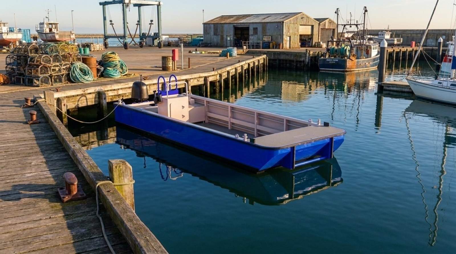 Stalwart Marine WB5900 Aluminium Work Boat Punt with 60hp OBM - SPECIAL