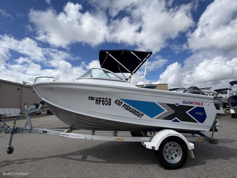 Quintrex 430 Fishabout As new