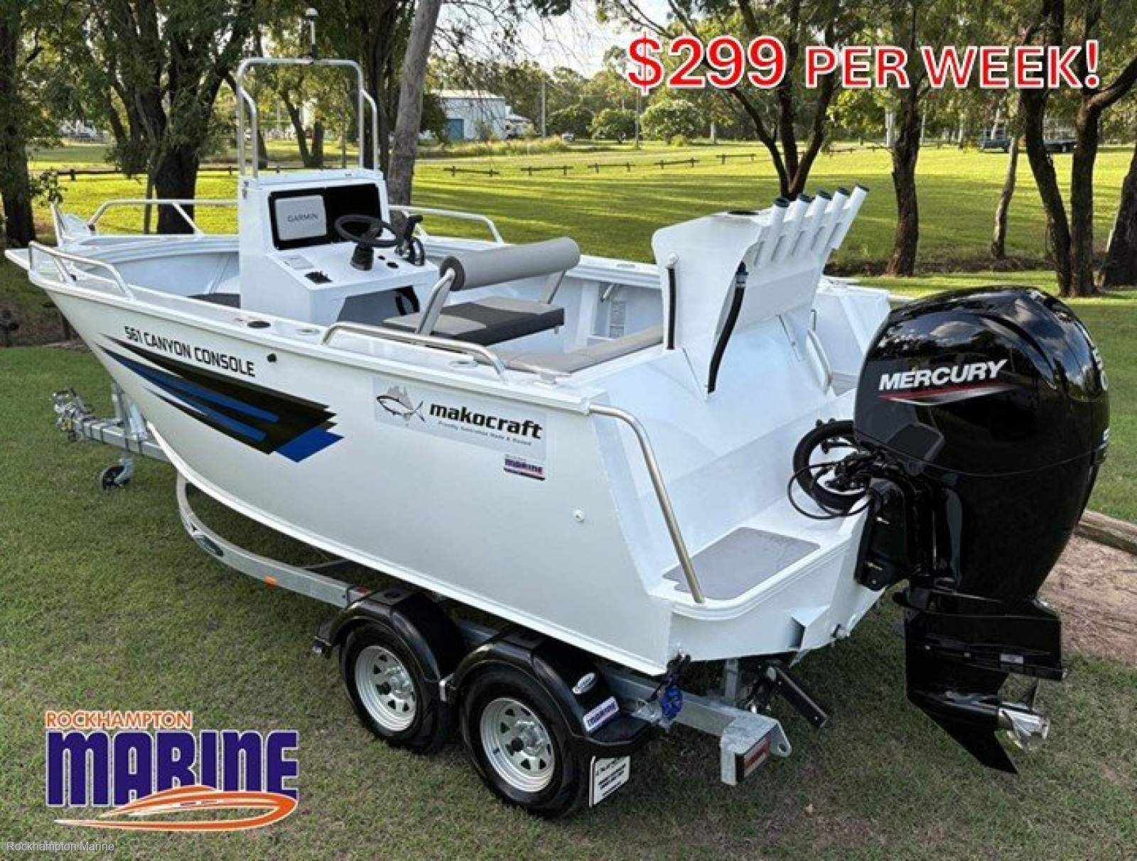 Makocraft 561 Canyon Console BOAT PACKAGE IN STOCK NOW AT ROCKHAMPTON MARINE!!!