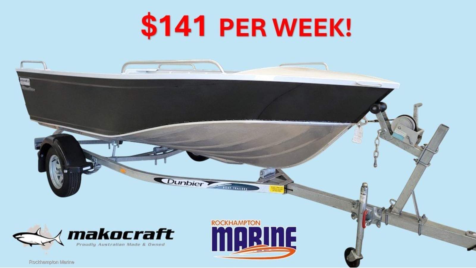Makocraft 440 Estuary Tracker Open BOAT PACKAGE FROM ROCKHAMPTON MARINE!!!