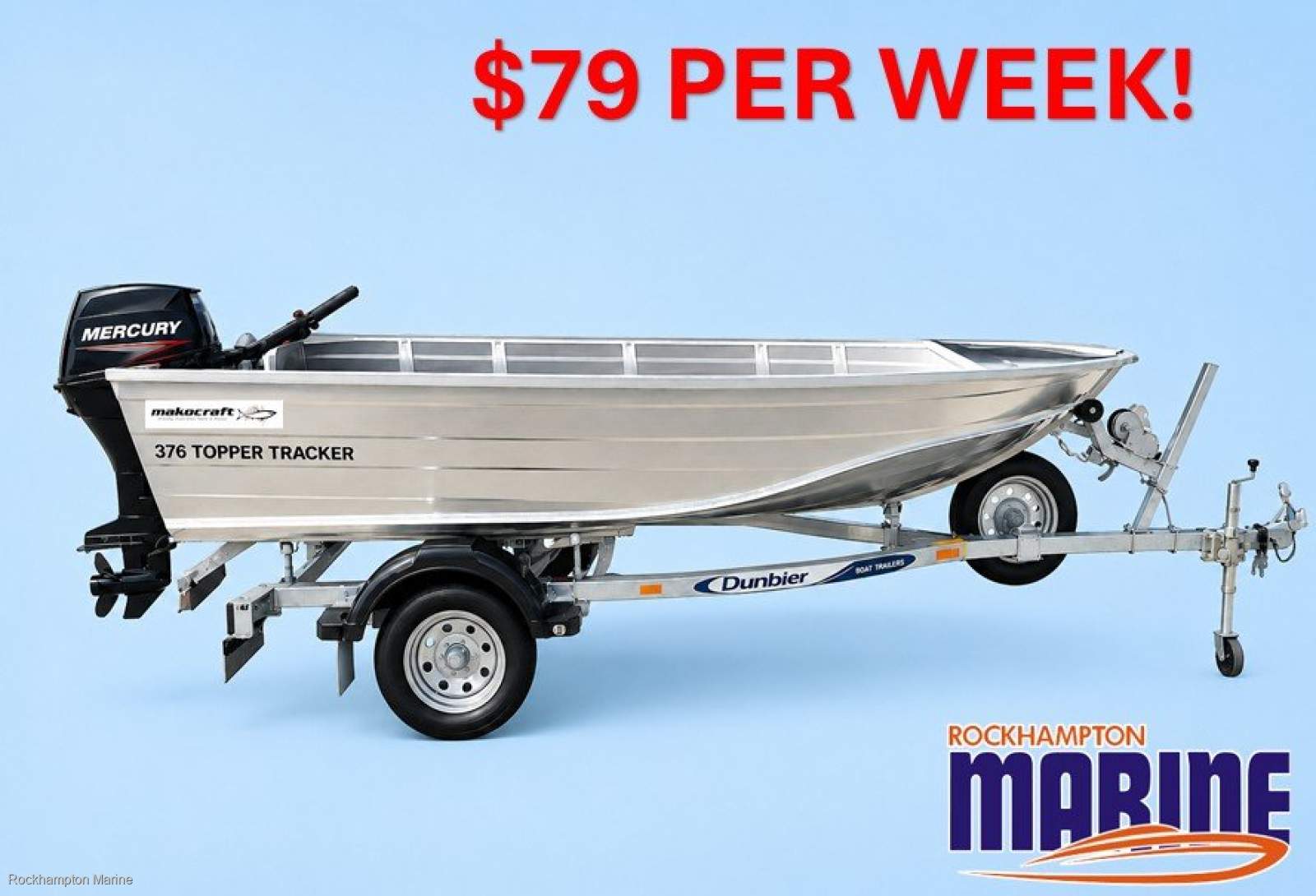 Makocraft 376 Topper Tracker BOAT PACKAGE FROM ROCKHAMPTON MARINE!!!