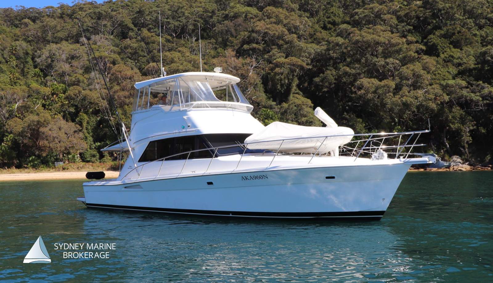 Riviera 43 Platinum:1 Sydney Marine Brokerage Riviera 43 Flybridge For Sale